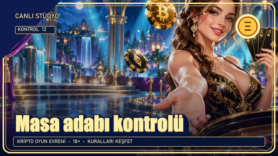 Masa adabı için kripto temalı kontrol görseli