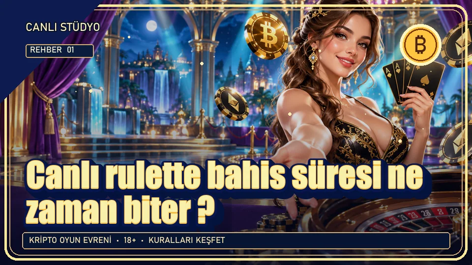 Canlı rulette bahis süresi ne zaman biter? için kripto temalı oyun kapağı