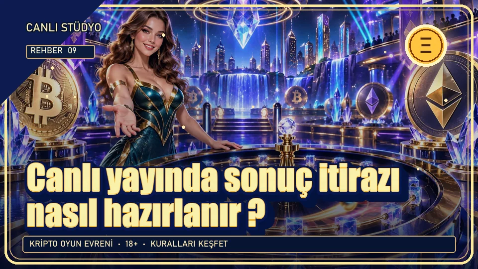 Canlı yayında sonuç itirazı nasıl hazırlanır? için kripto temalı oyun kapağı