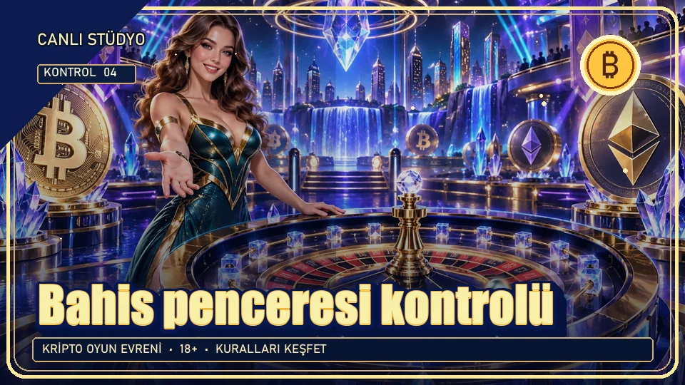 Bahis penceresi için kripto temalı kontrol görseli