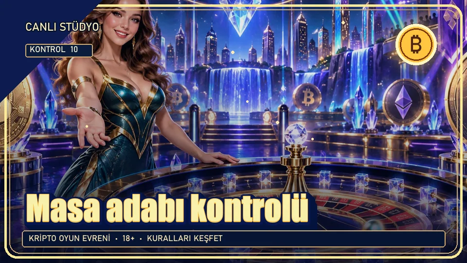 Masa adabı için kripto temalı kontrol görseli