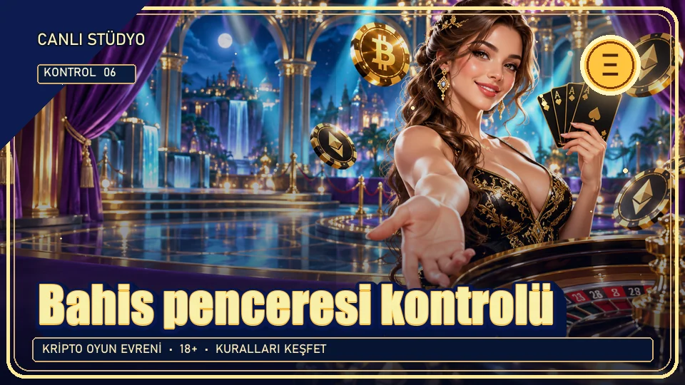 Bahis penceresi için kripto temalı kontrol görseli