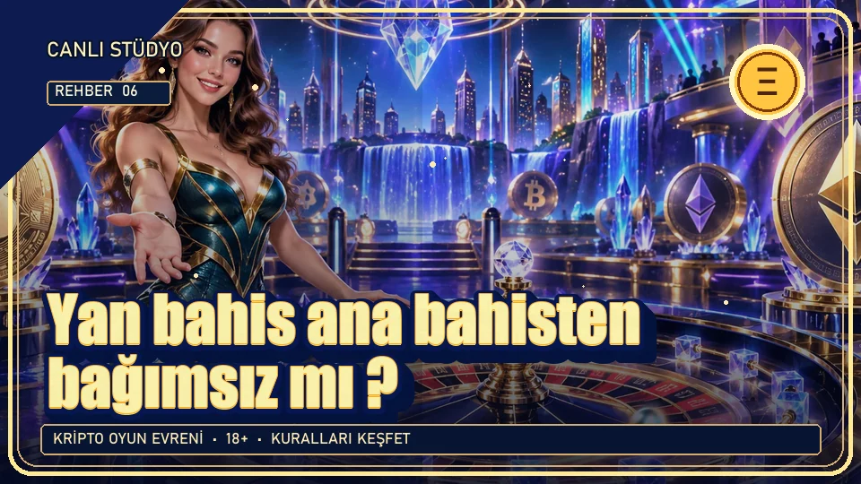 Yan bahis ana bahisten bağımsız mı? için kripto temalı oyun kapağı